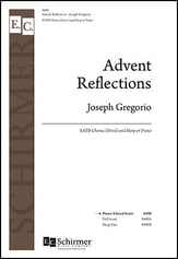 Advent Reflections SATB choral sheet music cover